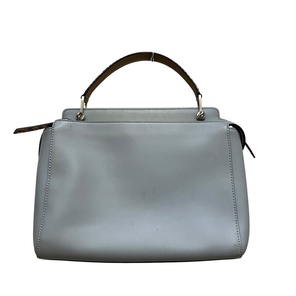 Fendi DotCom satchel bag Python Snake Shoulder Bag - image 4